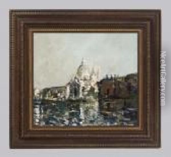 Santa Maria Della Salute In Venedig Oil Painting - Emma Ciardi