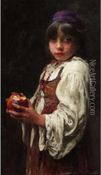 The Orphan Oil Painting - John Henry Henshall
