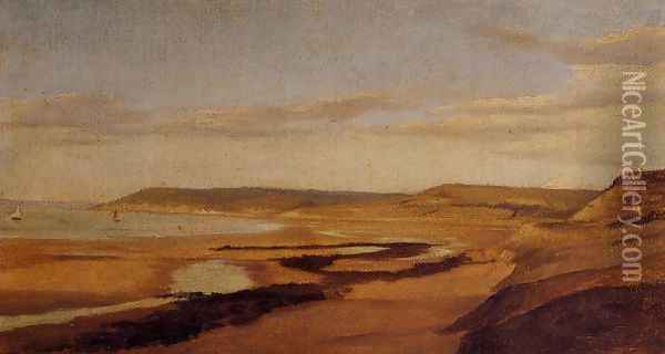 By the Sea Oil Painting - Jean-Baptiste-Camille Corot