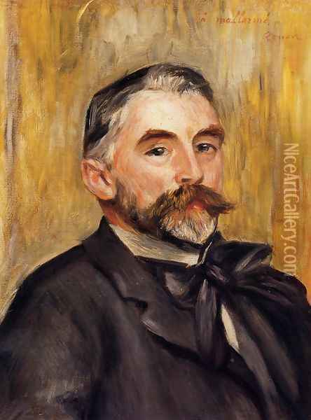 Stephane Mallarme Oil Painting - Pierre Auguste Renoir