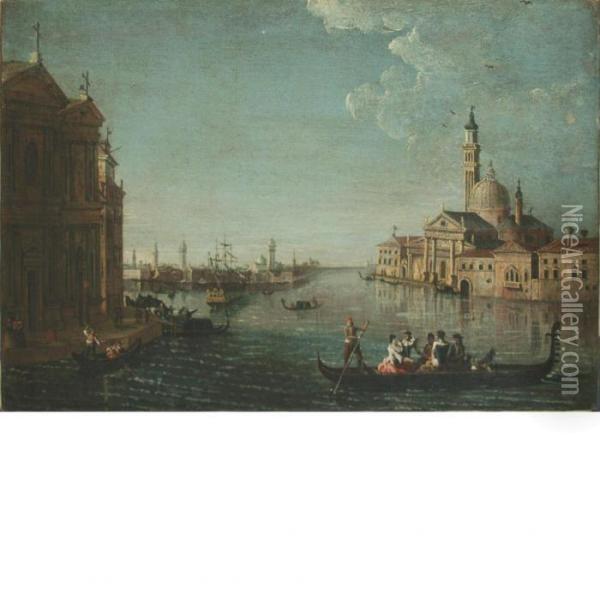 View Of The Giudecca Canal And Il Redentore Oil Painting - Francesco Guardi