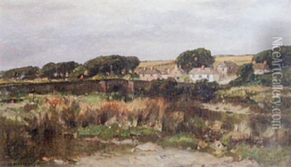 The Bridge To The Village Oil Painting - Arthur Wilde Parsons