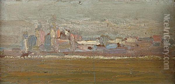 Widok Na Wawel Oil Painting - Jan Stanislawski