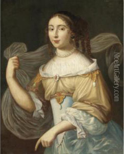 Ritratto Della Duchessa D'orleans Oil Painting - Claudio Francesco Beaumont