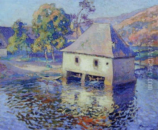 Le Moulin Sur La Sedelle Oil Painting - Paul Madeline