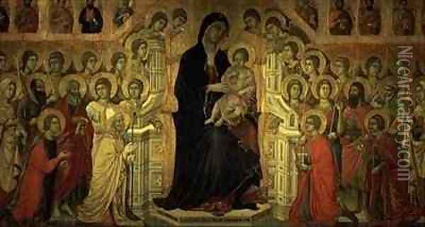 The Maesta Oil Painting - Buoninsegna Duccio di