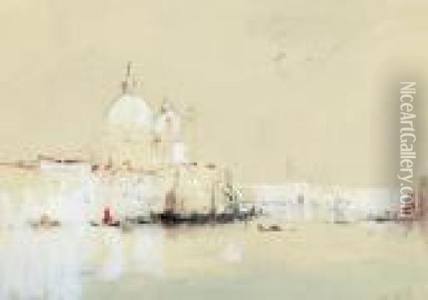 Santa Maria Della Salute, Venice Oil Painting - Hercules Brabazon Brabazon