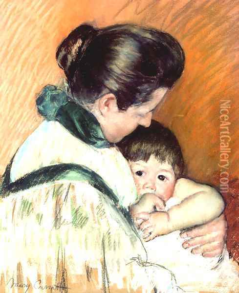 Mother and Child 3 Oil Painting - Mary Cassatt