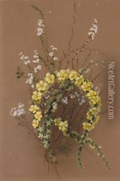 Wildflowers Oil Painting - Marian Ellis Rowan