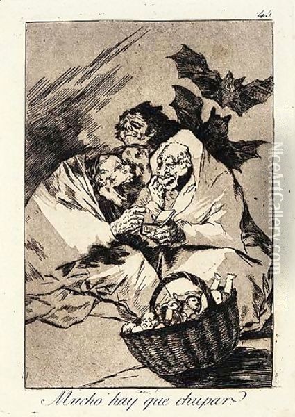Los Caprichos 3 Oil Painting - Francisco De Goya y Lucientes