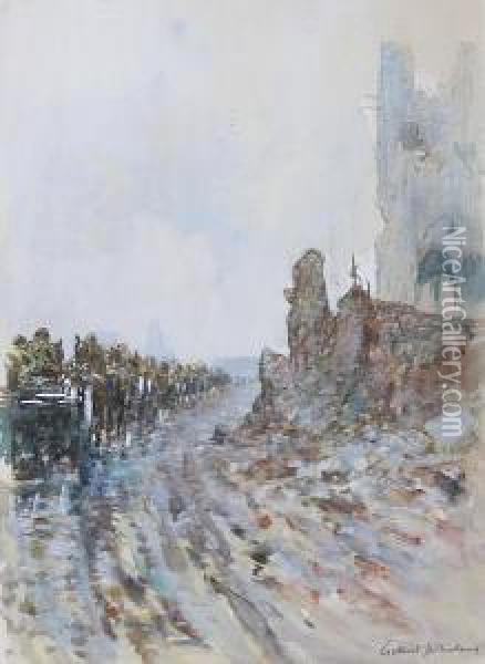 Ypres Oil Painting - Gilbert Holiday