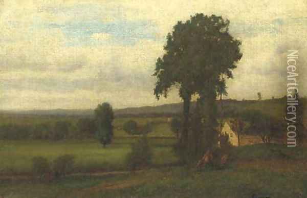Durham Valley Oil Painting - George Inness