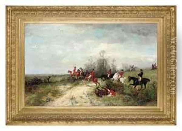 The Hunt Oil Painting - Emil Hunten
