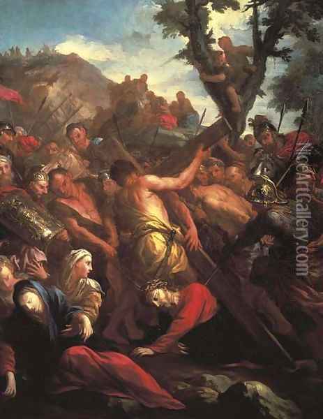 Christ on the Road to Calvary Oil Painting - Pietro Dandini