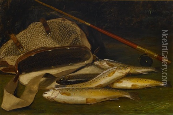 The Day's Catch Oil Painting - William Scott Myles