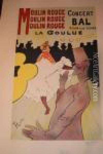 La Goulue Oil Painting - Henri De Toulouse-Lautrec