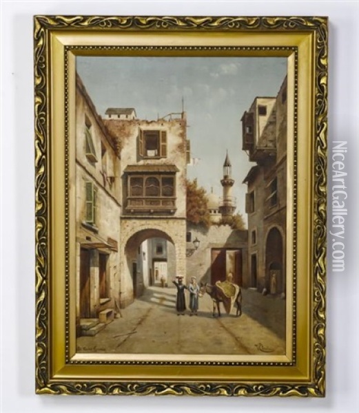 Le Caire, Egypte Oil Painting - Victor Carabain