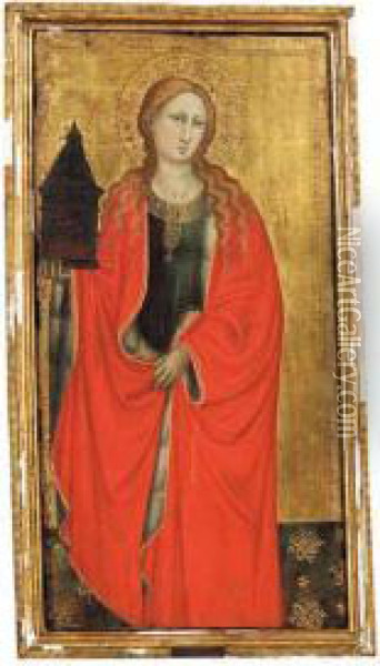 La Maddalena Oil Painting - Bicci Di Lorenzo
