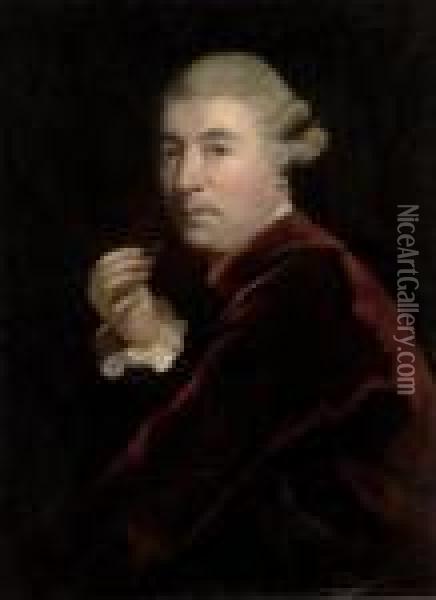 Portrait Of Sir William Chambers Oil Painting - Sir Joshua Reynolds