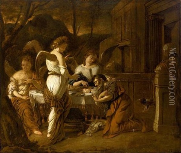 Jacob's Dream Oil Painting -  Rembrandt van Rijn