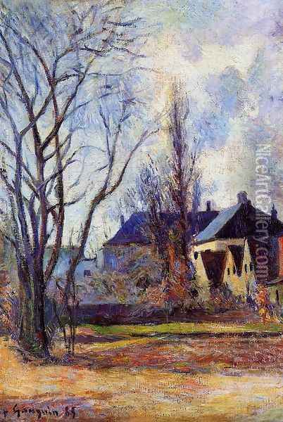 Winters End Oil Painting - Paul Gauguin