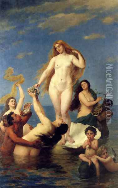 Venus Oil Painting - Franz Goethe