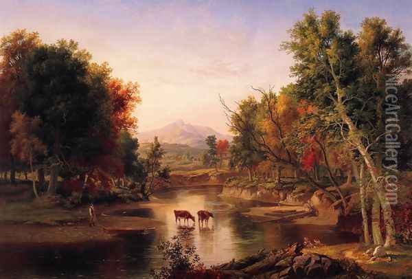 Mount Chocorua Oil Painting - Samuel Lancaster Gerry
