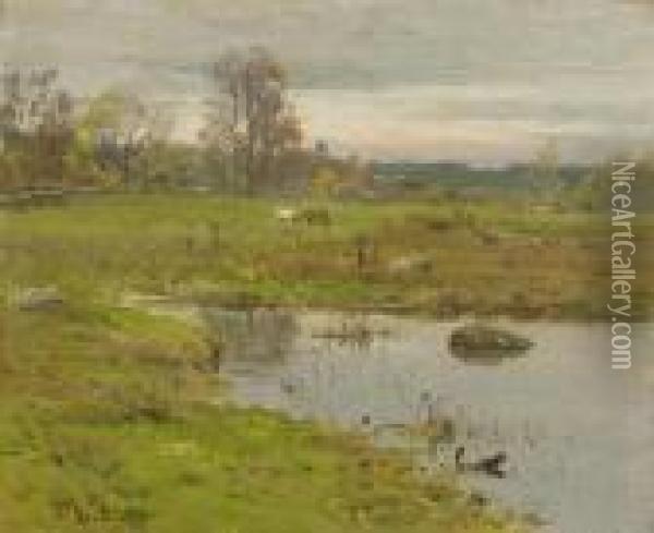 Landscape Oil Painting - John Joseph Enneking