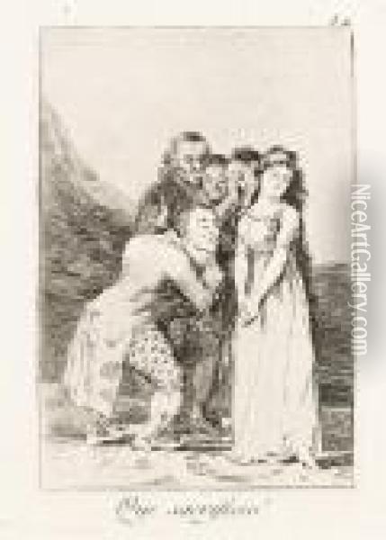 Que Sacrificio ! Oil Painting - Francisco De Goya y Lucientes