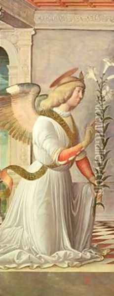 The Archangel Gabriel Oil Painting - Jacopo da Montagnana