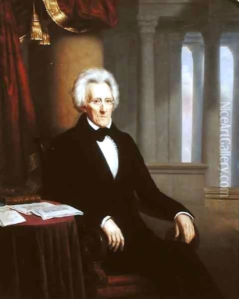 Andrew Jackson Oil Painting - Jacques Amans