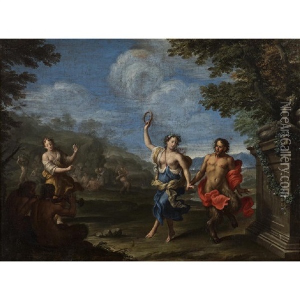 Paysage Avec Satyres Et Nymphes Oil Painting -  Parmigianino