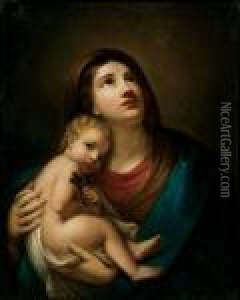 Madonna And Child Oil Painting - Carlo Cignani