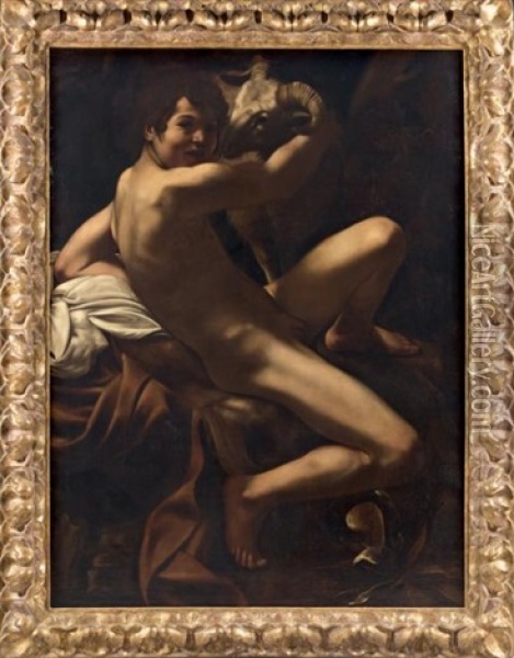 Jeune Homme Au Belier Oil Painting -  Caravaggio