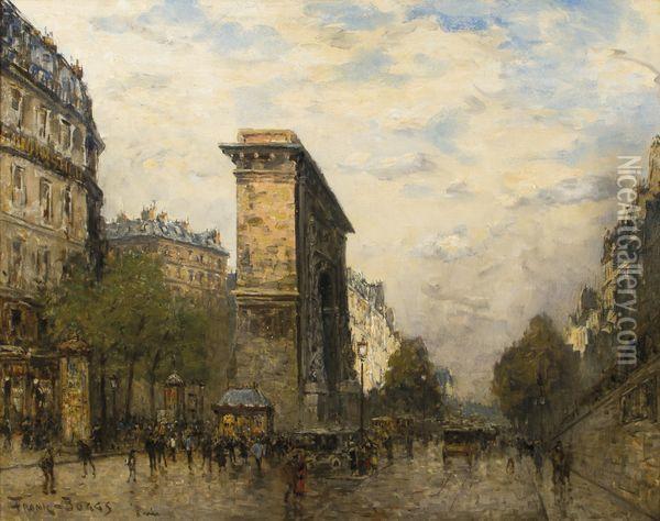 Vue De Paris Oil Painting - Frank Myers Boggs