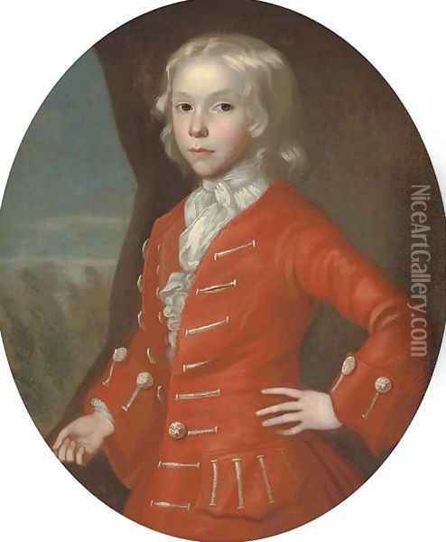 Portrait of a boy Oil Painting - George, of Chichester Smith