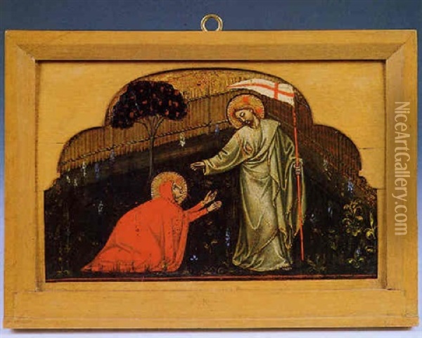 Noli Me Tangere Oil Painting - Simone (di Filippo) dei Crocifissi