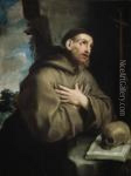 Saint Francis Oil Painting - Guido Reni