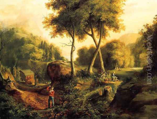 Landscape Oil Painting - Thomas Cole
