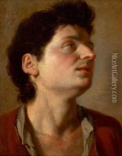 Portrait De Jeune Homme Oil Painting - Pierre Subleyras