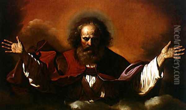 The Eternal Father Oil Painting - Guercino