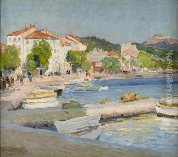 Cassis, South France Oil Painting - Emanuel Phillips Fox