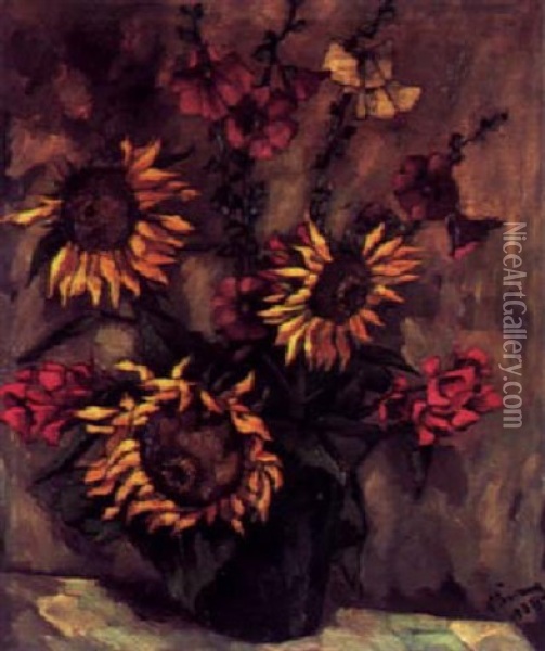 Blumenstilleben Oil Painting - Hanns Sprung