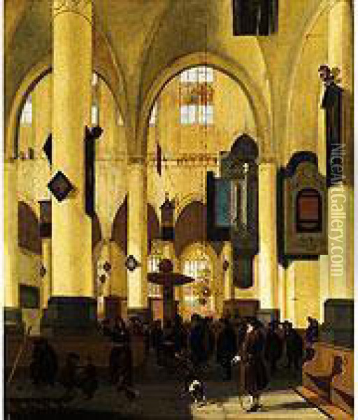 Kircheninterieur Oil Painting - Hendrick van Streeck