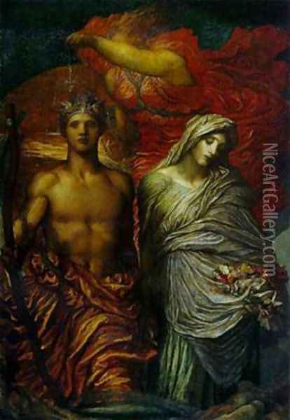Painting Name Unknown Oil Painting - George Frederick Watts