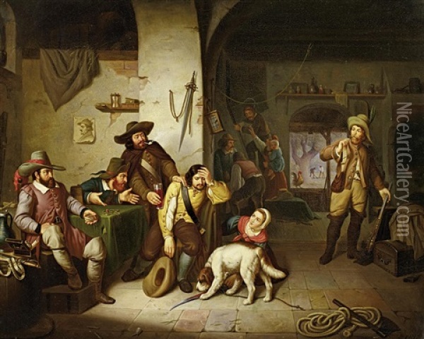 Der Jagdpachter Oil Painting - Ernst Otto