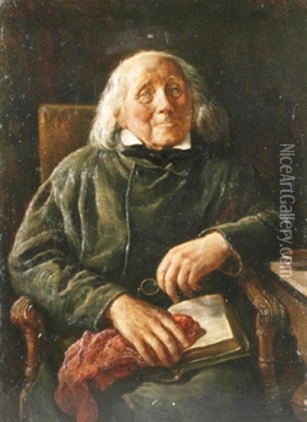 Franz Liszt Oil Painting - Jacob Hoff