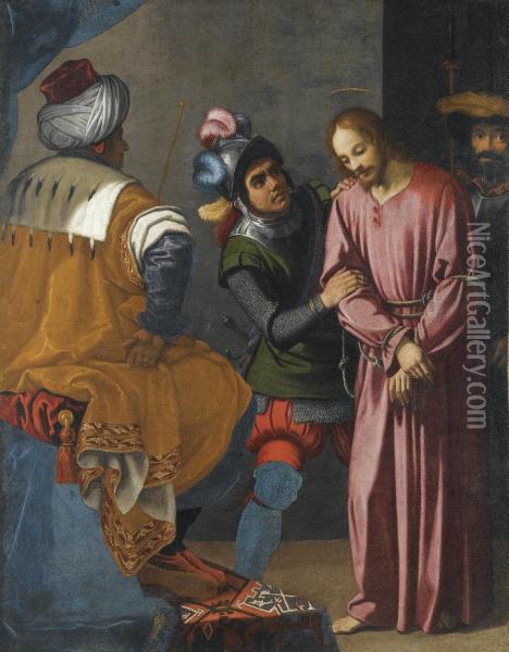 Christ Before Pilate Oil Painting - Agostino Ciampelli