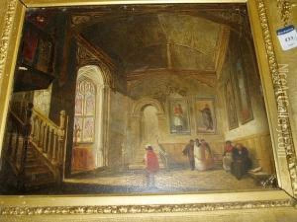 Palace Of The Right Rev. The Lord Bishop Of Norwich Oil Painting - David Hodgson