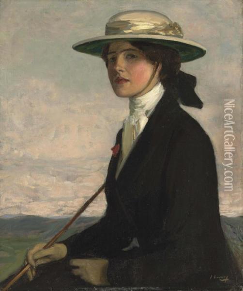 The Little Equestrienne Oil Painting - John Lavery